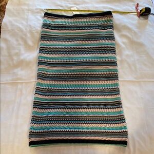 NWT Rachel Zoe Striped Knit Skirt - Multicolor size XL